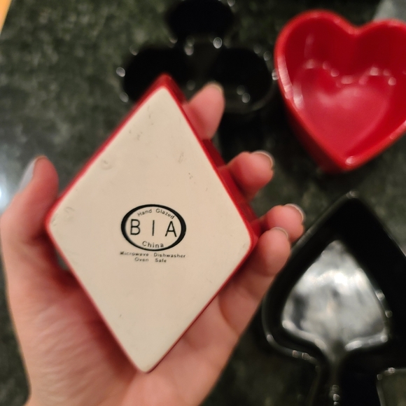 BIA Cordon Bleu Bridge Stonewear Snack Dishes 2003 - Picture 2 of 6